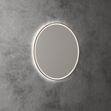 Aulic Windsor Round LED Mirror 700mm Brushed Bronze LMWIN-700-BZ Brushed Bronze Mirrors