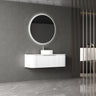 Aulic Windsor Round LED Mirror 900mm Brushed Nickel LMWIN-900-BN Brushed Nickel Mirrors