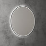 Aulic Windsor Round LED Mirror 900mm Matte Black LMWIN-900-MB Matte Black Mirrors