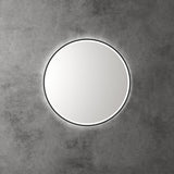 Aulic Windsor Round LED Mirror 700mm Matte Black LMWIN-700-MB Matte Black Mirrors