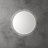 Aulic Windsor Round LED Mirror 700mm Matte Black LMWIN-700-MB Matte Black Mirrors