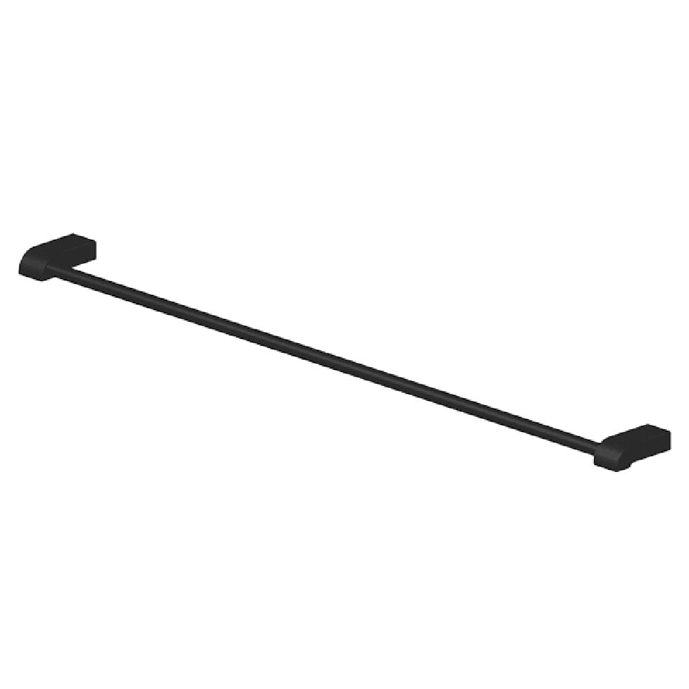 Abey Park Avenue Single Towel Rail 760mm Black, LSTR-B