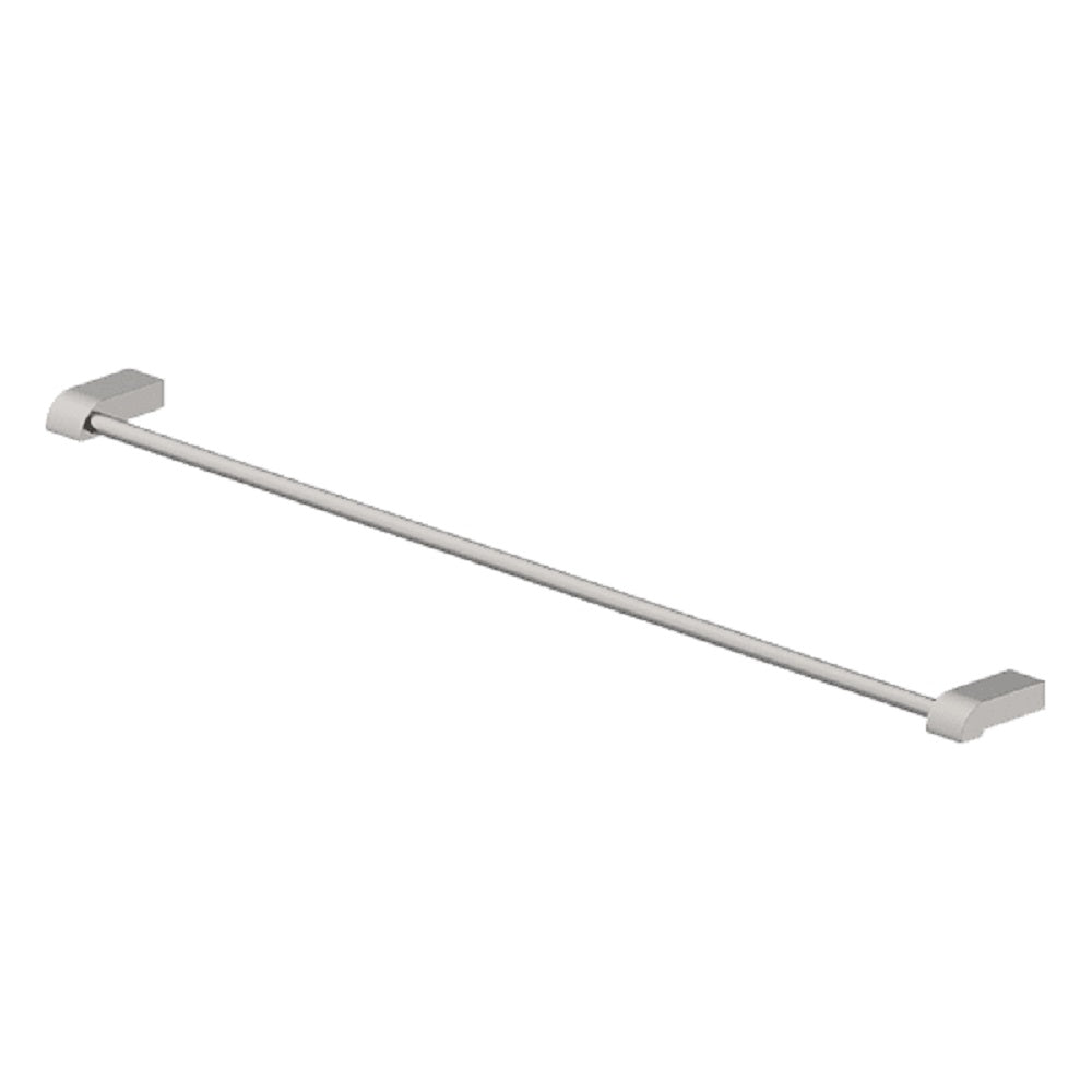 Abey Park Avenue Single Towel Rail, 760mm Brushed Nickel, LSTR-BN