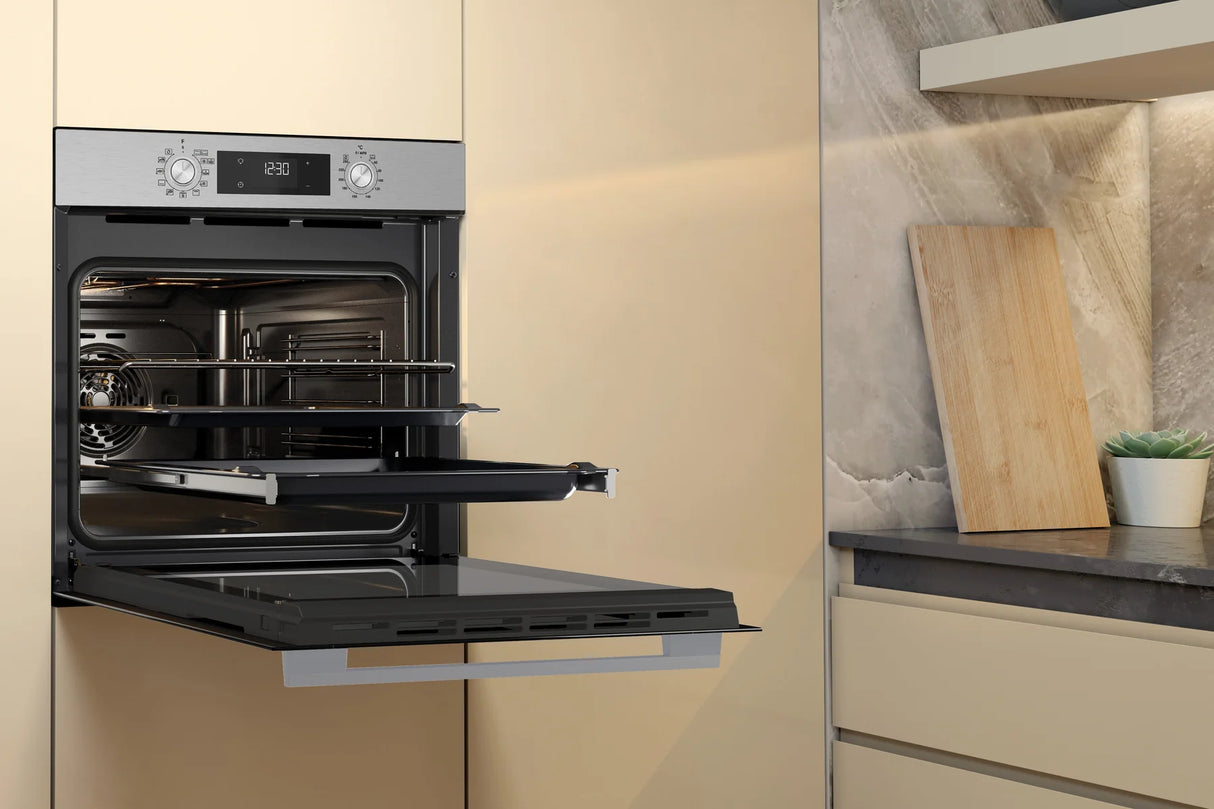 Whirlpool W4OMK581HU1XAUS 60cm Air Fry Multi Function Smart Hydrolytic Clean Oven in Stainless Steel