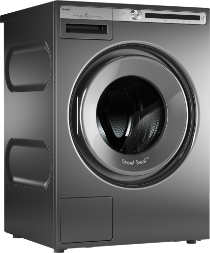 ASKO W4086PTAU 8kg Front Load Pro Wash Washing Machine, Titanium - New, Carton Damage Only