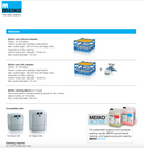 Meiko M-iClean UM-GiO Commercial Glasswasher and Dishwasher with Reverse Osmosis - Special Order