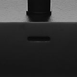 Fienza MON90ZBR Montana Fingerpull 900 Satin Black Wall Hung Vanity, Right Drawers