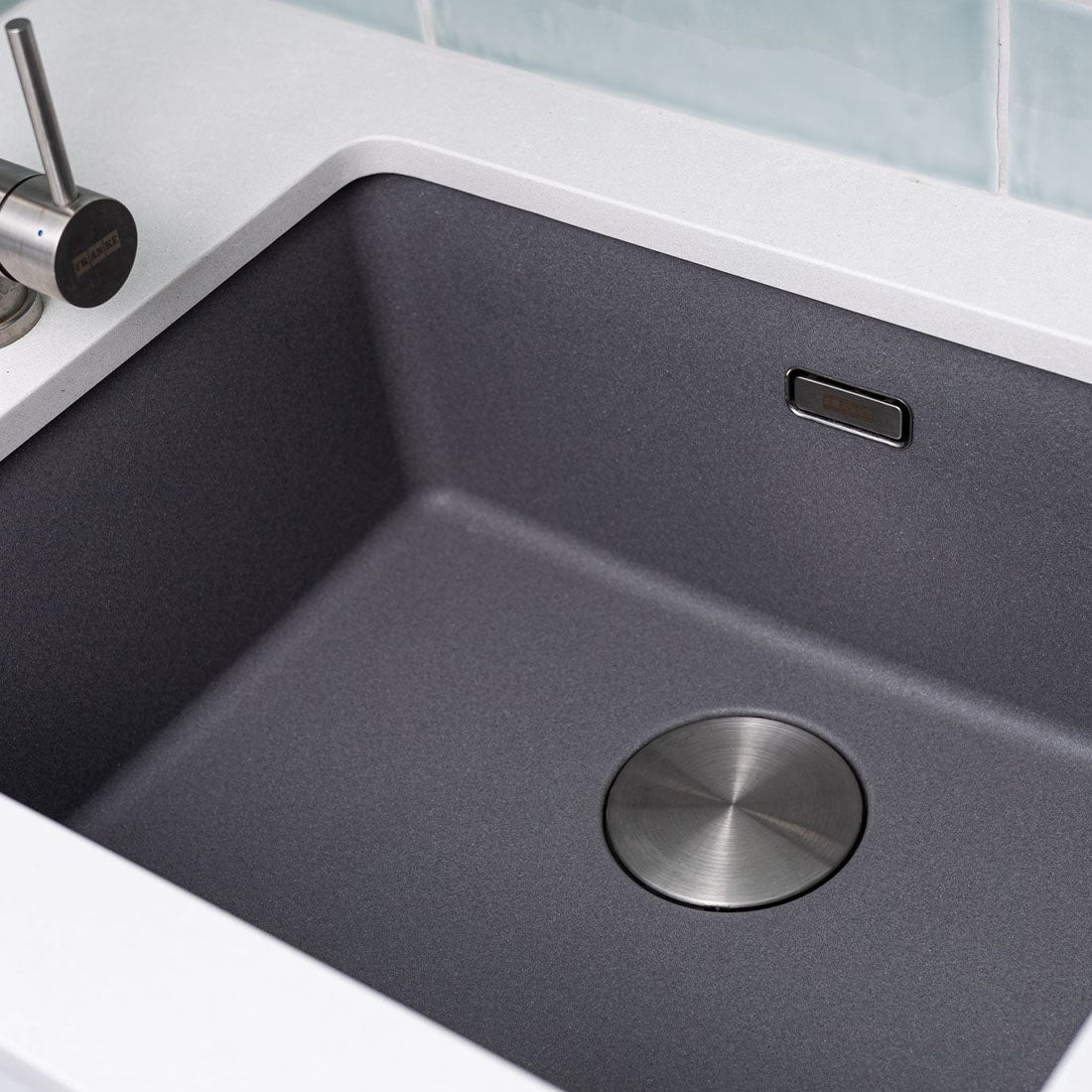 Franke Maris Granite Single Bowl 520mm Undermount Stone Grey, MRG110-52B SG