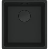 Franke Maris Granite Single Bowl, 370mm, Undermount, Matte Black, MRG110-37B MB
