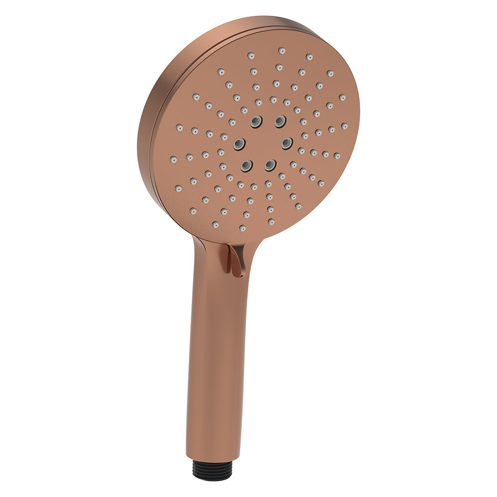 Fienza MSH117CO Empire Slim Handheld Shower Head 3 Function, Brushed Copper