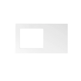 Otti LA-1060-BOHB-MW Hampshire Laundry Cabinet, 1060mm, Black / Matte White Top