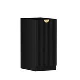 Otti Marlo LA-MA400B 415mm Base Fluted Laundry Cabinet, Black