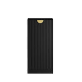 Otti Marlo Laundry 415 Fluted Black Base Cabinet with internal Drawer
