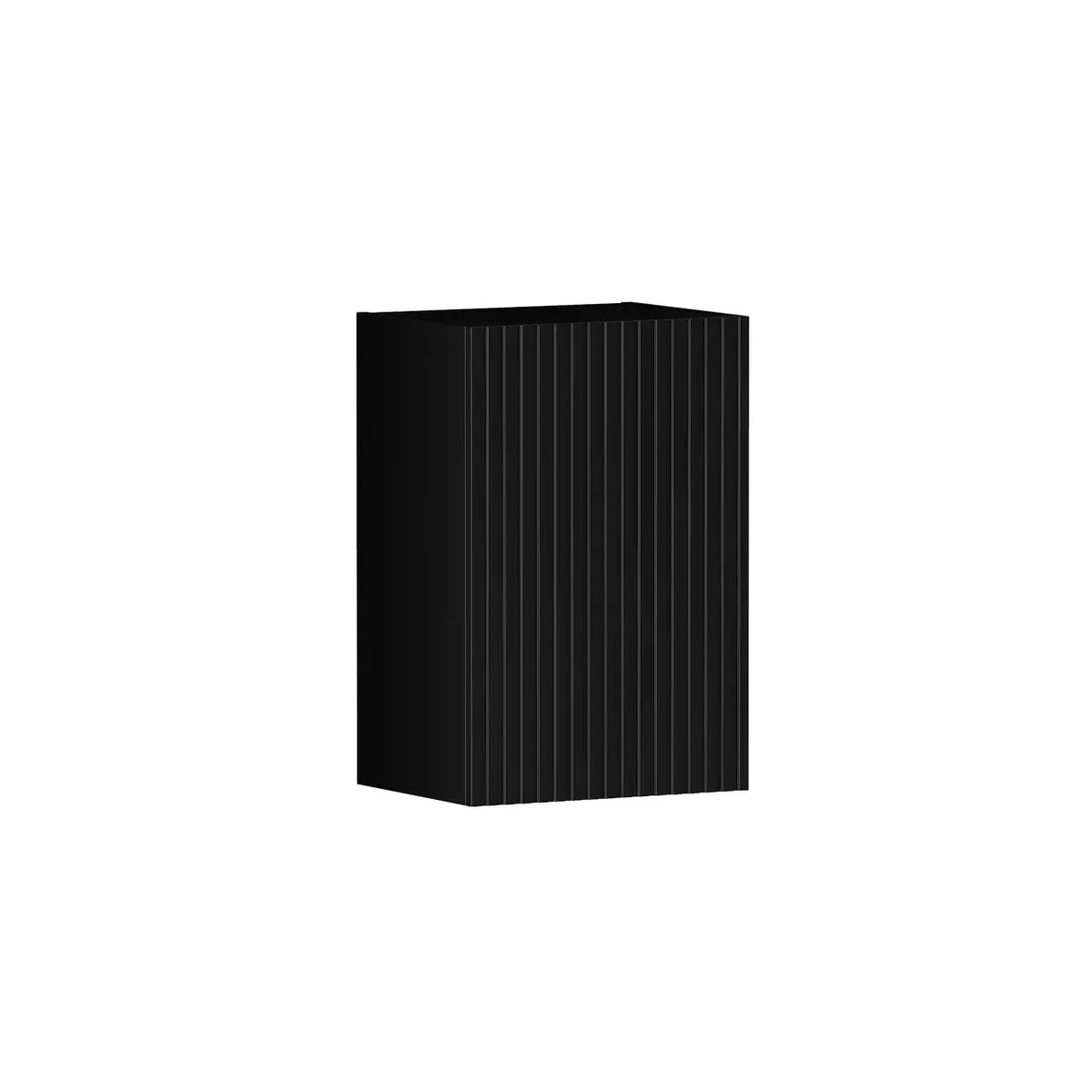 Otti Marlo LA-WCMA400B 415mm Fluted Wall Laundry Cabinet, Black