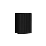 Otti Marlo LA-WCMA400B 415mm Fluted Wall Laundry Cabinet, Black