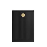 Otti Marlo LA-MA600B 630mm Fluted Base Laundry Cabinet, Black