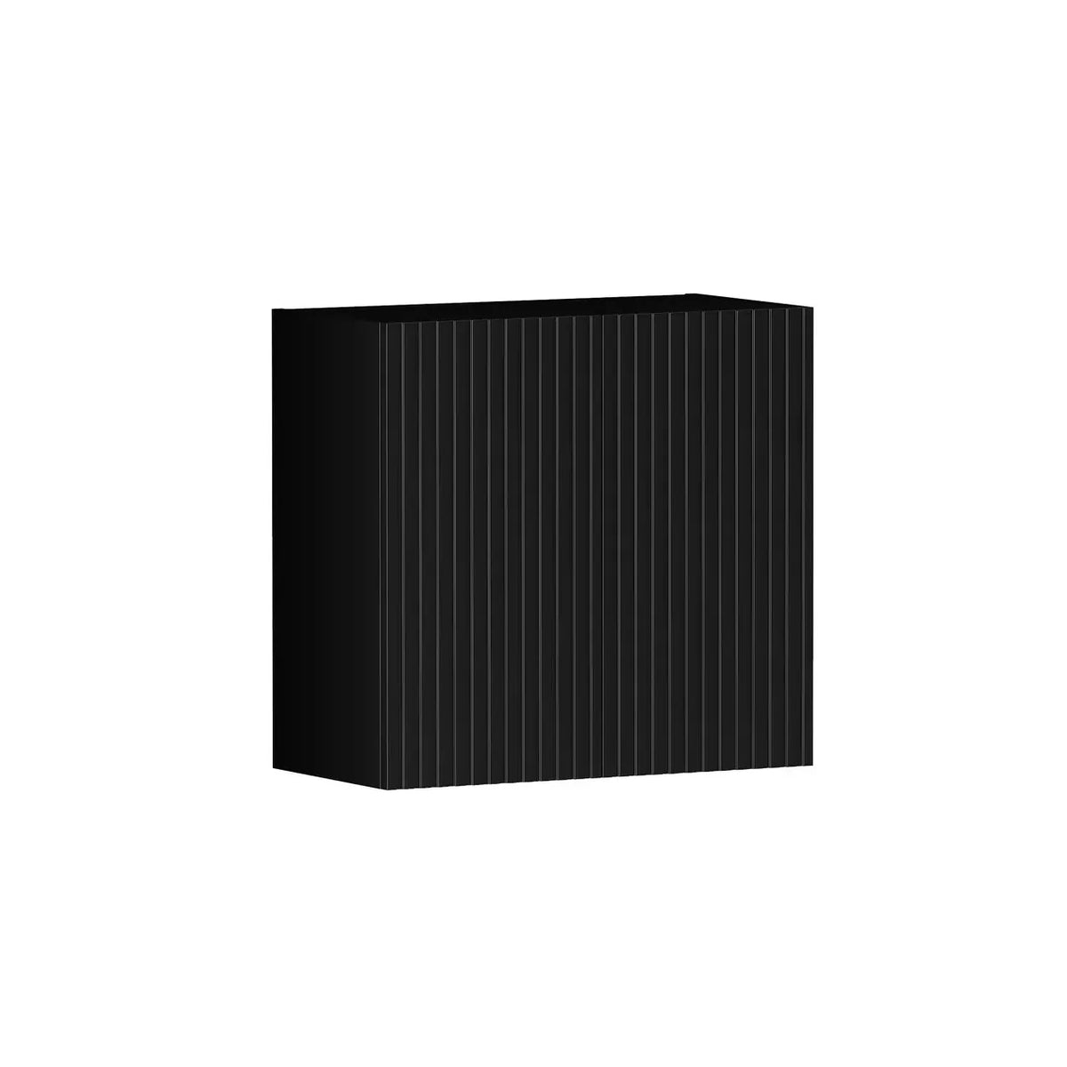 Otti Marlo LA-WCMA600B 630mm Fluted Wall Laundry Cabinet, Black