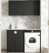 Otti Marlo LA-1305A-MA 1305x600x2100 Laundry Kit, Black