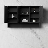 Otti MASV1200B Marlo 1200mm Matte Black Shaving Cabinet
