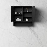 Otti MASV750B Marlo 750mm Matte Black Shaving Cabinet