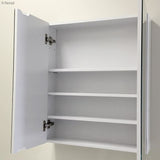 Fienza BS105 Bevel Edge 900 Mirror Cabinet, 1 Side Shelf