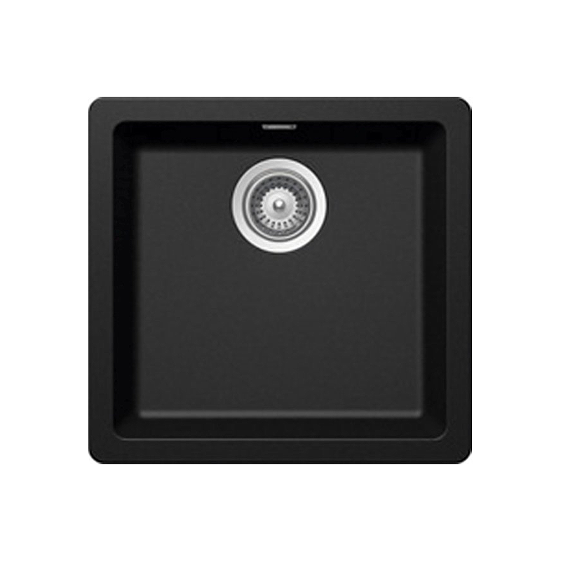 Abey Schock N100SB Soho Single Bowl Granite Magma Black Sink