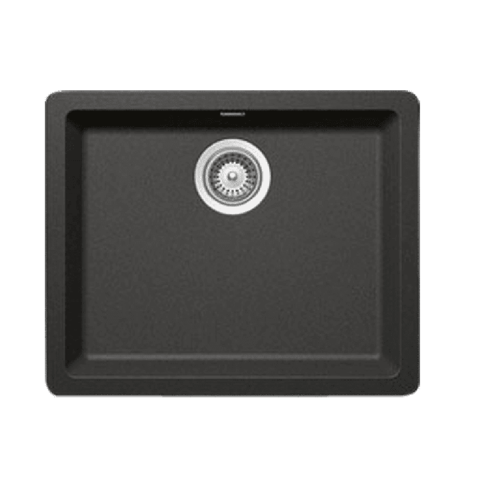 Abey Soho SinkSingle Large Bowl Topmount/Undermount Sink, 550x430mm, Stone, N120S
