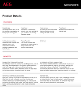 AEG NIK95N00FB 90cm 6000 Series 5 Zone Induction Cooktop With ProCook - AEG Factory Seconds