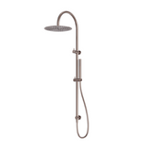 Nero Zen Twin Shower with Indoor Shower Hose Brushed Bronze NR162205C02BZ
