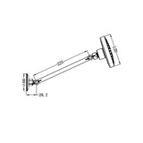 Nero NR201605MB X Plus All Direction Shower Head - Matte Black