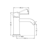 Nero NR221901BG Mecca Basin Mixer - Brushed Gold