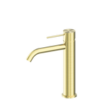 Nero Mecca Middle Tall Basin Mixer Brushed Gold NR221901EBG