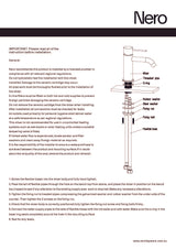 Nero Mecca Basin Mixer Matte Black NR221901MB