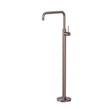 Nero Mecca Freestanding Bath Mixer Square Shape Brushed Bronze NR221903bBZ