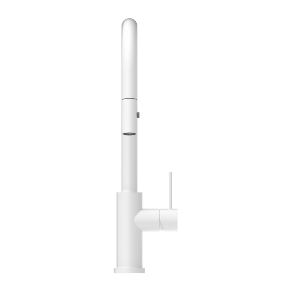 Nero NR221908MW Mecca Pull Down Sink Mixer With Veggie Spray Function  - Matte White