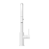 Nero NR221908MW Mecca Pull Down Sink Mixer With Veggie Spray Function  - Matte White