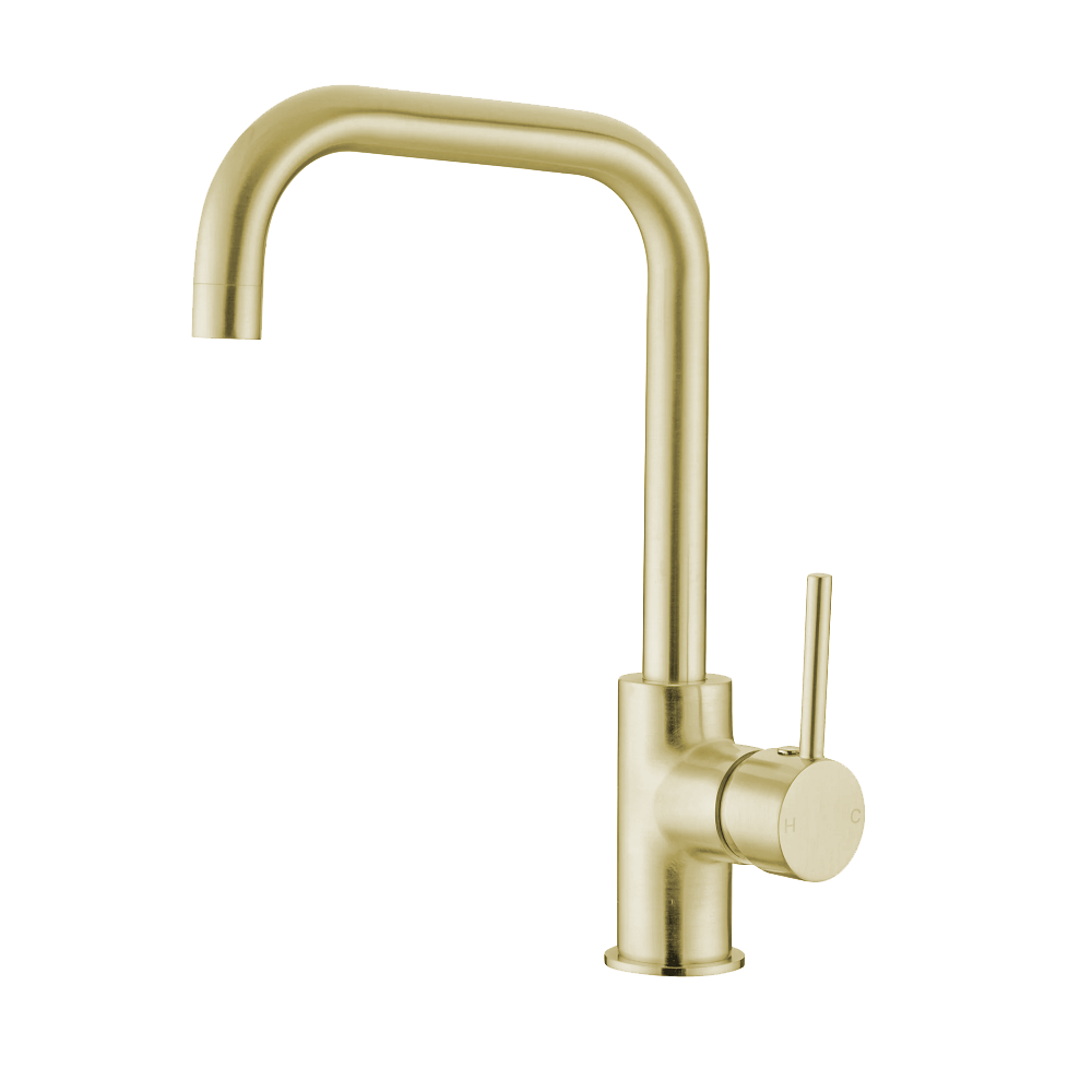 Nero Dolce Kitchen Mixer Square Shape Brushed Gold NR250806BG