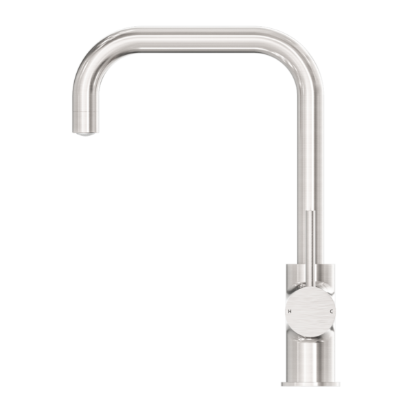 Nero NR250806BN Dolce Square Shape Kitchen Mixer - Brushed Nickel