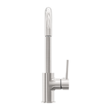 Nero NR250807BN Dolce Gooseneck Kitchen Mixer - Brushed Nickel
