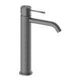 Nero NR251901aGR Opal Tall Basin Mixer - Graphite Gunmetal Grey