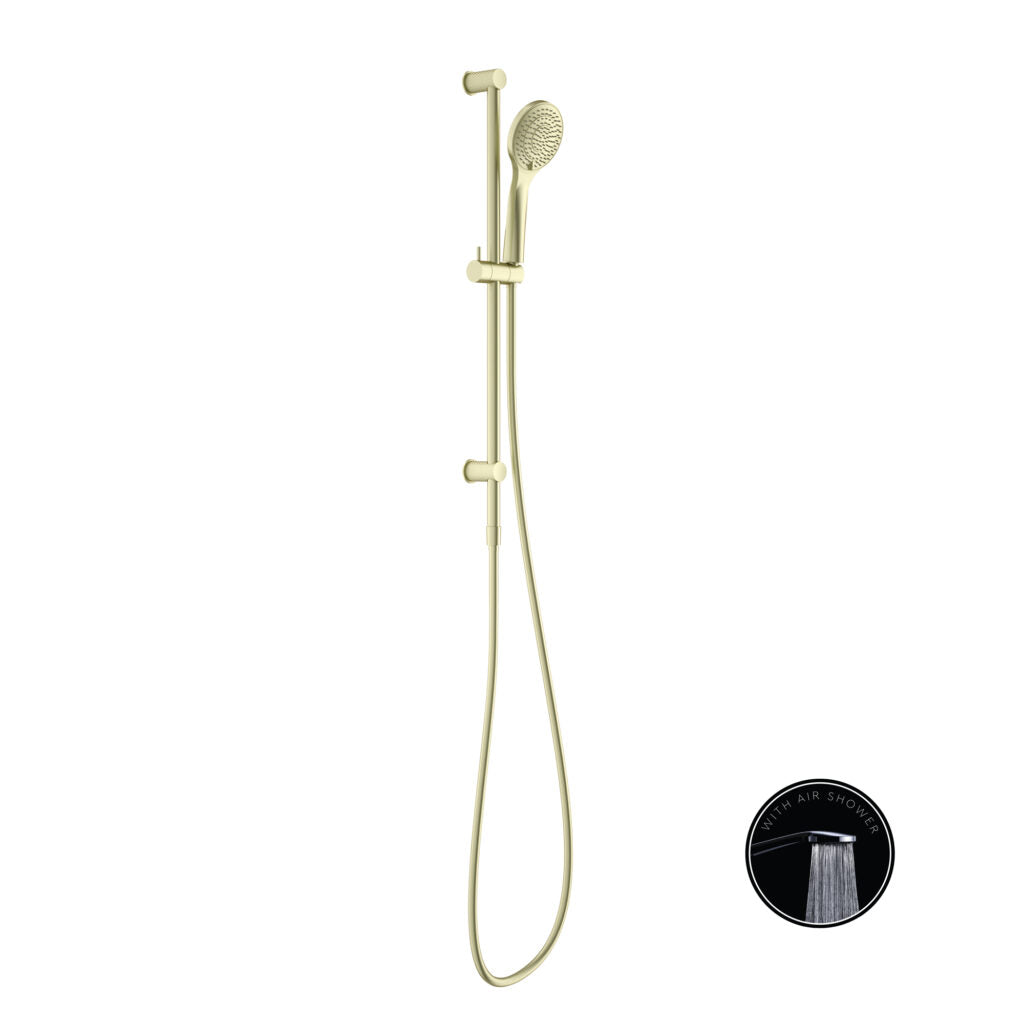 Nero NR251905aBG Opal Rail Shower With Air Shower - Brushed Gold