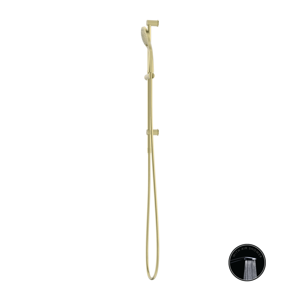 Nero NR251905aBG Opal Rail Shower With Air Shower - Brushed Gold