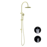 Nero NR251905bBG Opal Twin Shower Set With Air Shower - Brushed Gold