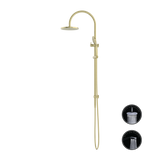 Nero NR251905bBG Opal Twin Shower Set With Air Shower - Brushed Gold
