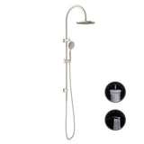 Nero NR251905bBN Opal Twin Shower Set With Air Shower - Brushed Nickel