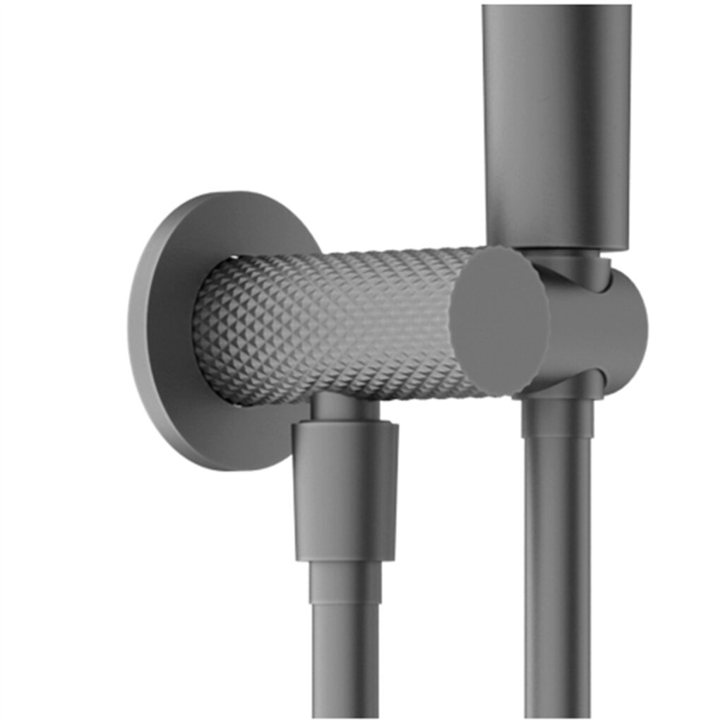 Nero NR251905cGR Opal Shower Bracket - Graphite Gunmetal Grey