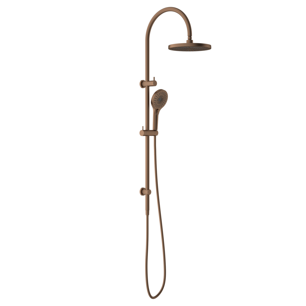 Nero NR251905eBZ Opal Twin Shower Set - Brushed Bronze