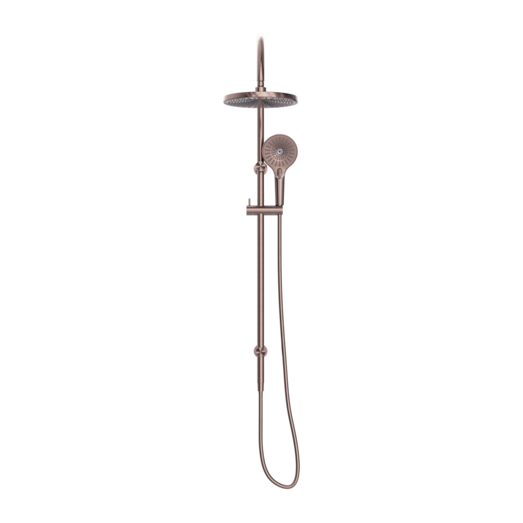 Nero NR251905eBZ Opal Twin Shower Set - Brushed Bronze