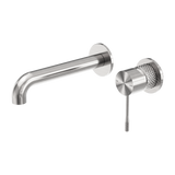 Nero NR251907bBN Opal Wall Basin/Bath Mixer Separate Back Plate - Brushed Nickel