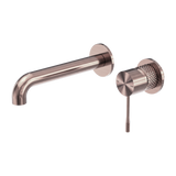 Nero NR251907bBZ Opal Wall Basin / Bath Mixer Separate Back Plate - Brushed Bronze